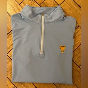 Presidents Cup Peter Millar Knockout Performance Quarter-Zip Pullover // Size M